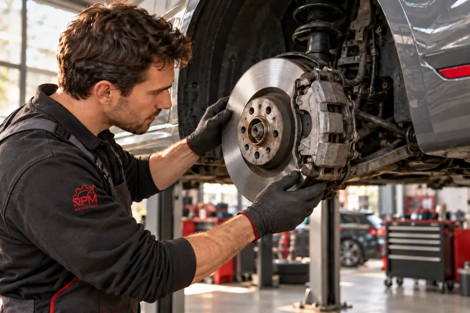 Bremsenservice in der Werkstatt